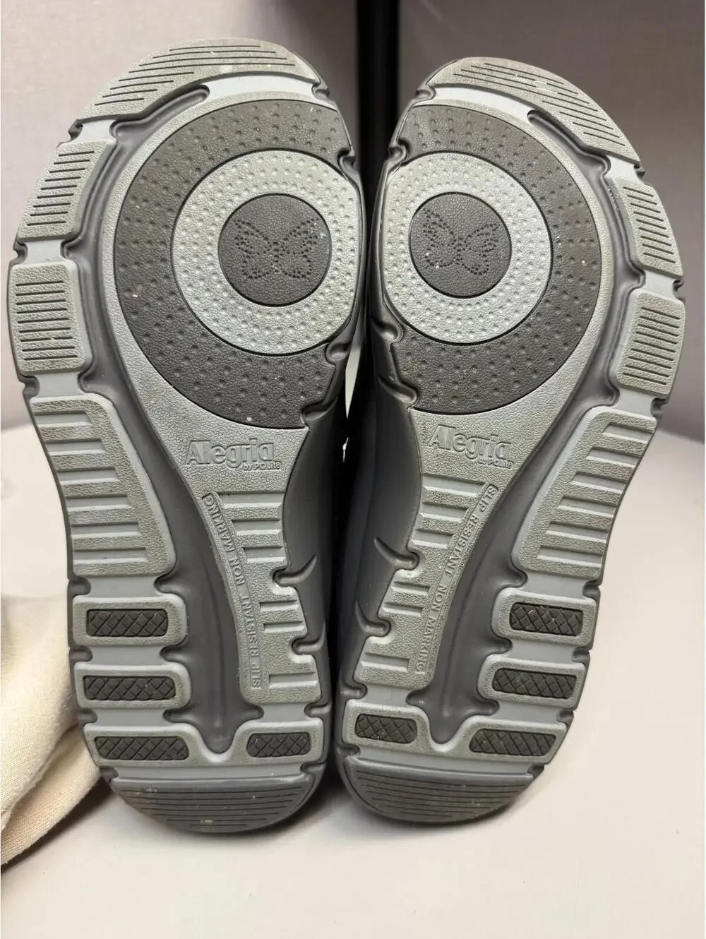 Alegria Women's Rock'n Roll Grey Mesh Walking Shoe Size 41 - Picture 6 of 6